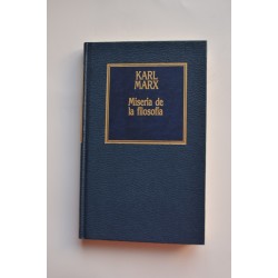 Miseria de la filosofía