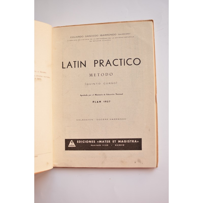 Latín práctico. Método de 5º