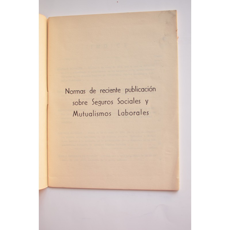 Normas de reciente publicación sobre seguros...