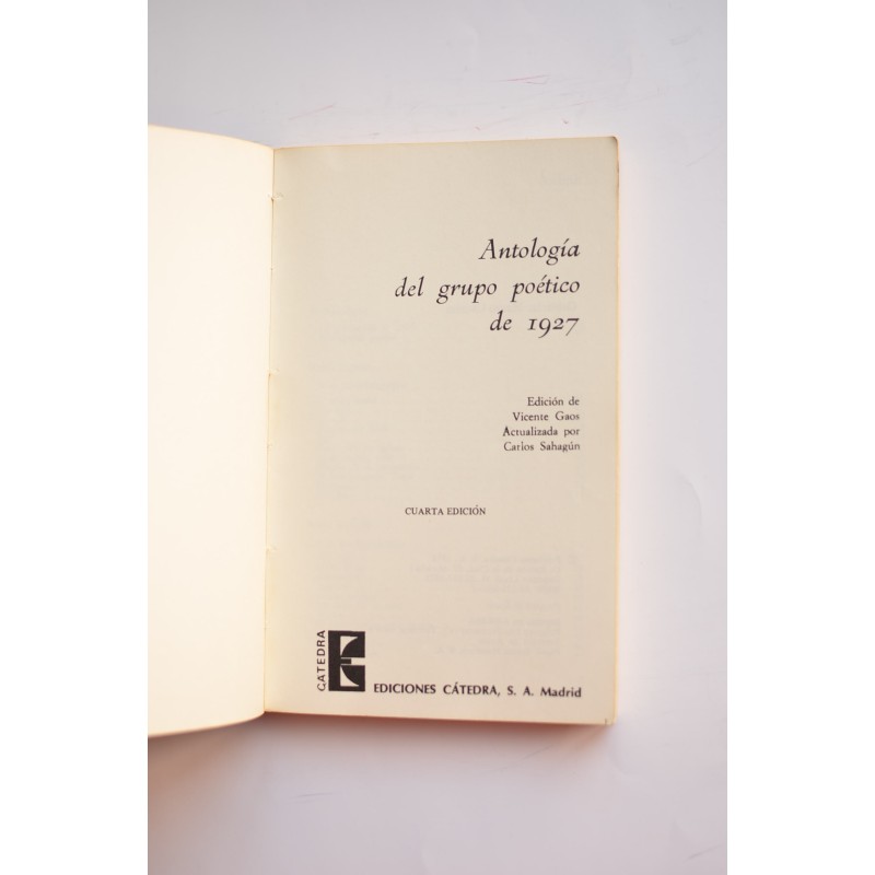 Antología del grupo poético de 1927