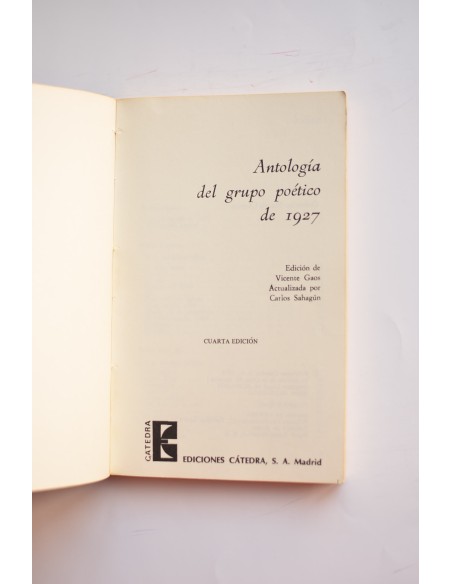 Antología del grupo poético de 1927