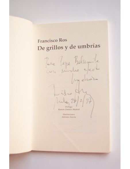 De grillos y de umbrías