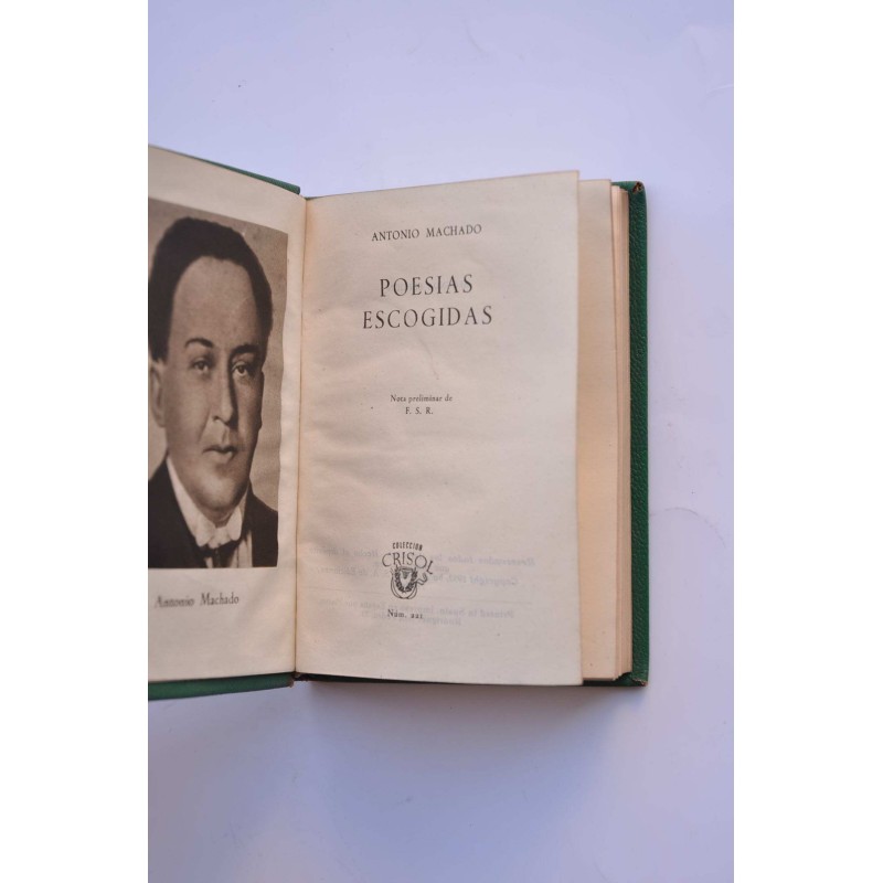 Antonio Machado. Poesías escogidas