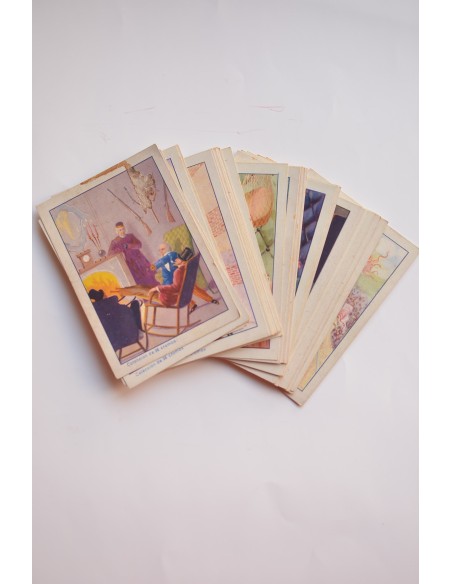 De la Tierra a la Luna. Cromos de chocolates Brotons