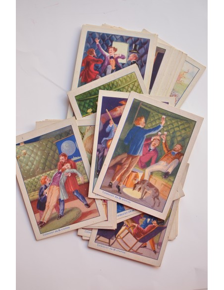 De la Tierra a la Luna. Cromos de chocolates Brotons