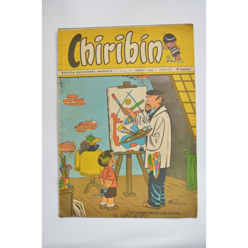 Chiribín. Revista quincenal infantil. Año VI 1966. nº 95