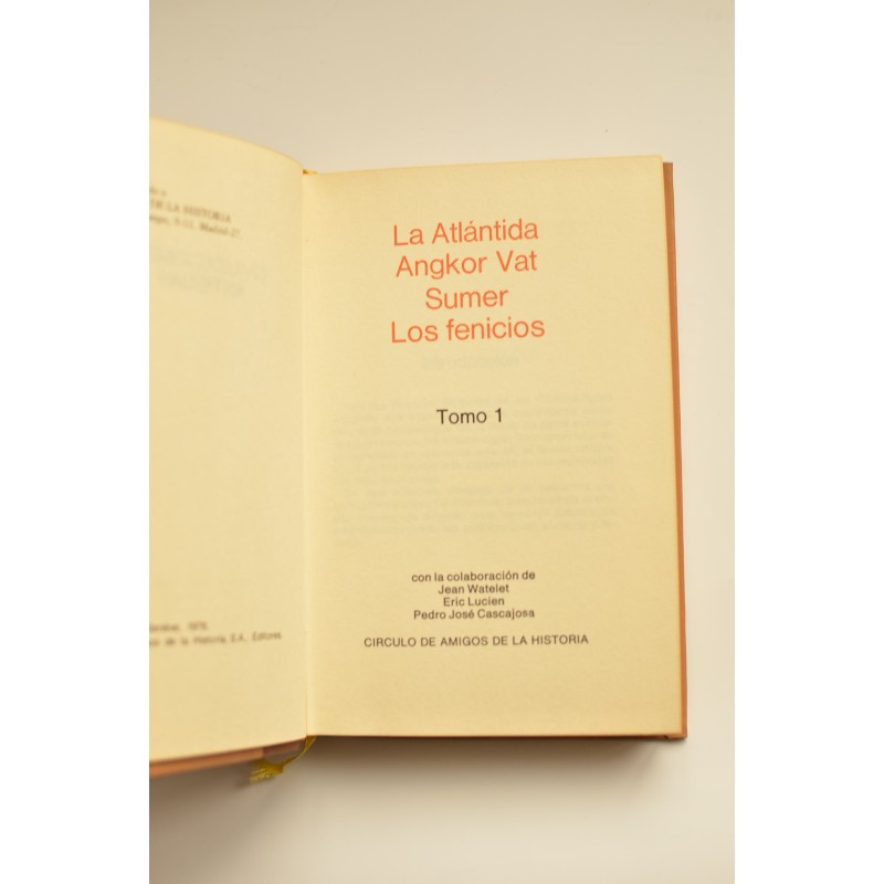 Civilizaciones antiguas. Tomo I