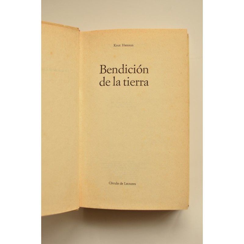 Bendición de la tierra