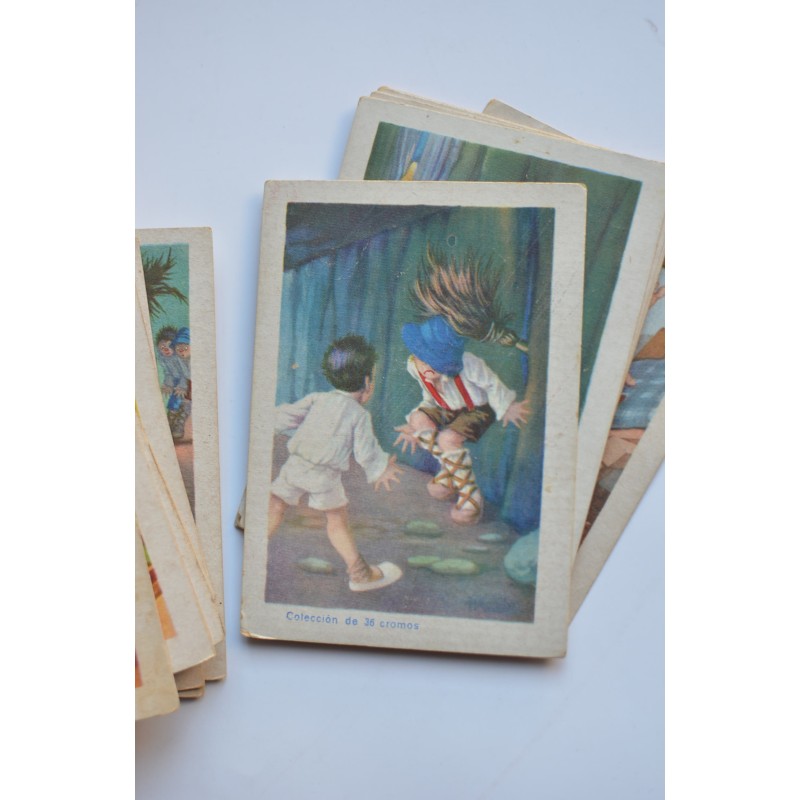 El Castillo del Diablo. Cromos chocolates Amatller