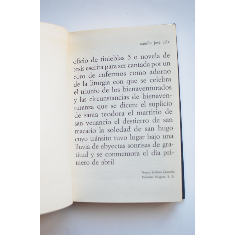 Oficio de tinieblas 5