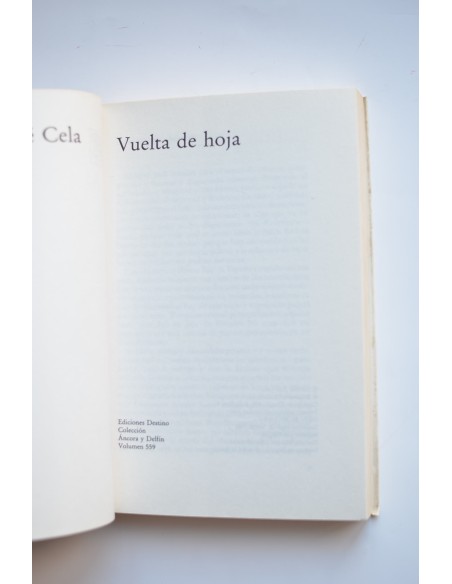 Vuelta de hoja