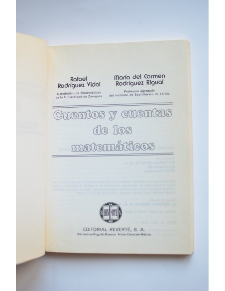 Cuentos y cuentas de los matemáticos