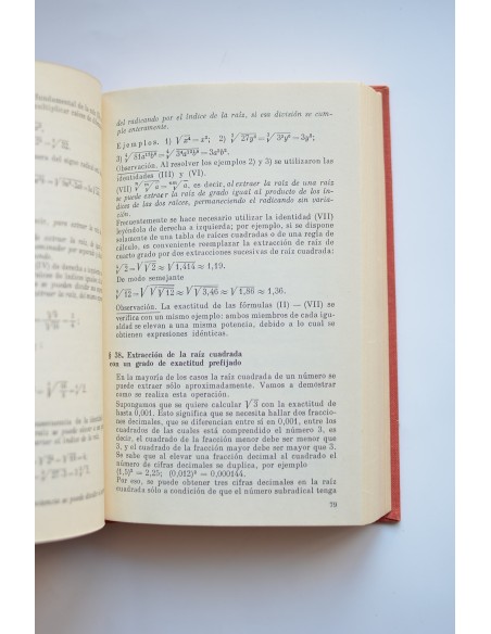 Álgebra y funciones elementales