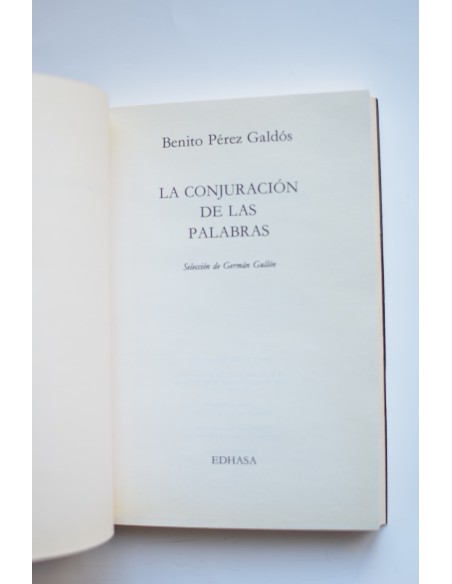 La conjuración de las palabras