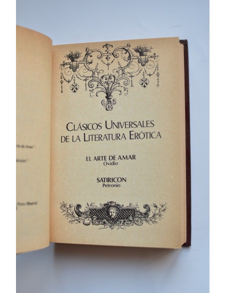 El arte de amar - El Satiricón