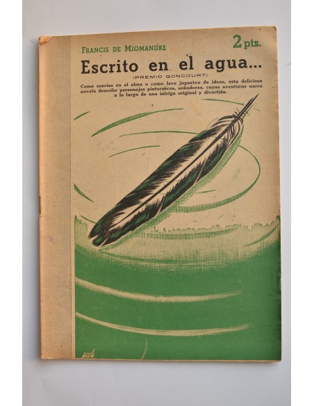 Escrito en el agua...