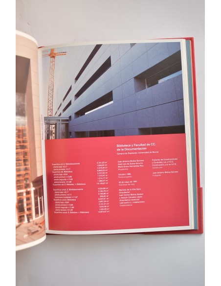 Arquitecturas 1994 / 99. Nuevos proyectos para la Universidad de Murcia