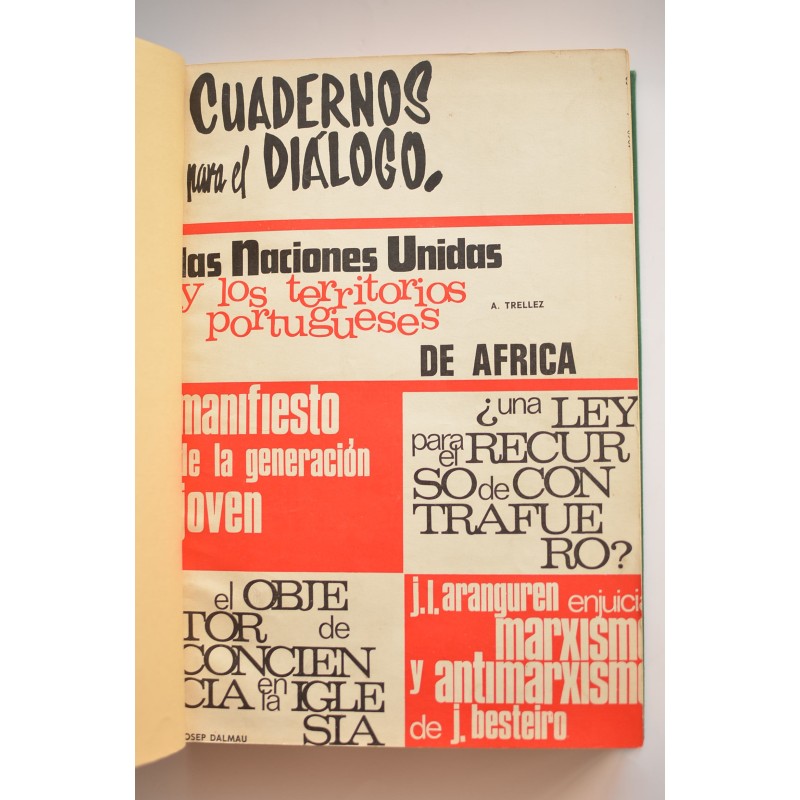 Cuadernos para el Diálogo. Nº 52 (enero 1968),...