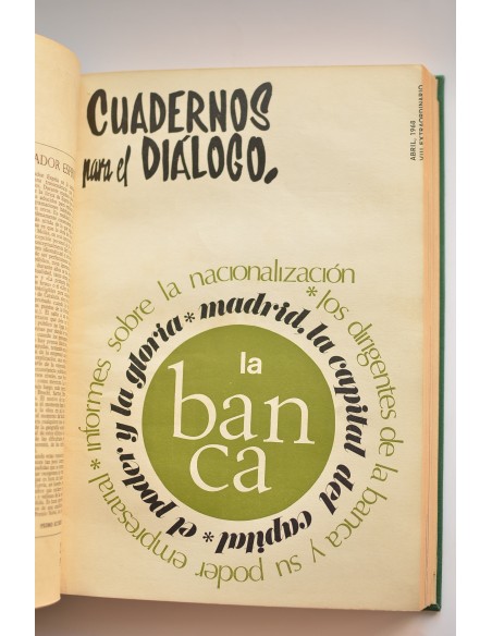 Cuadernos para el Diálogo. Nº 52 (enero 1968), N1 63 (diciembre 1968)