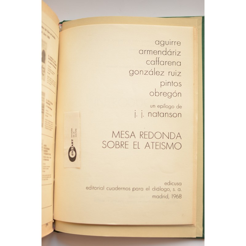 Cuadernos para el Diálogo. Nº 52 (enero 1968),...