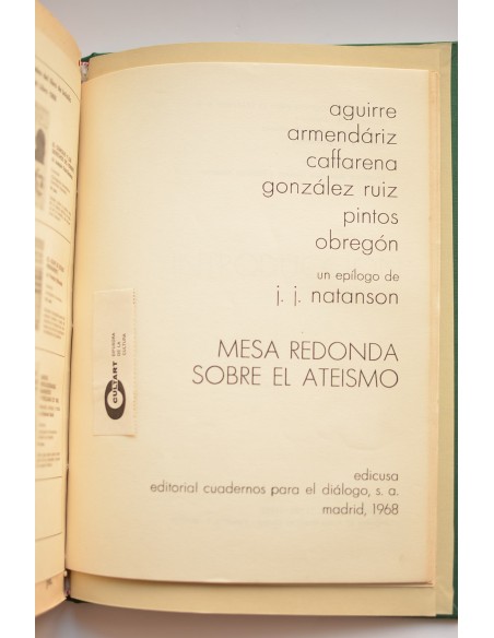 Cuadernos para el Diálogo. Nº 52 (enero 1968), N1 63 (diciembre 1968)