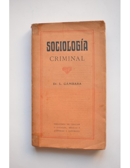 Sociología criminal