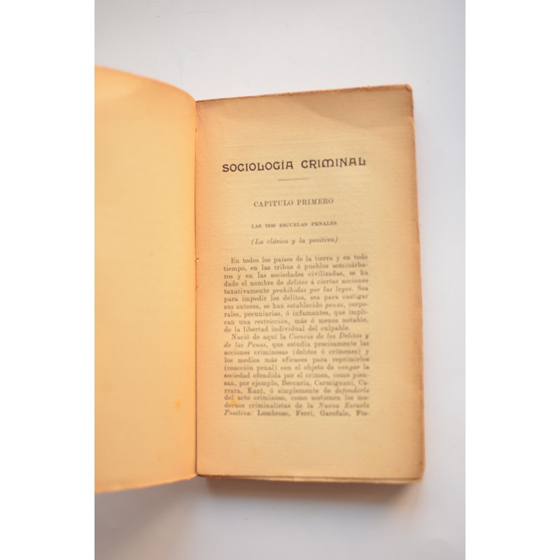 Sociología criminal