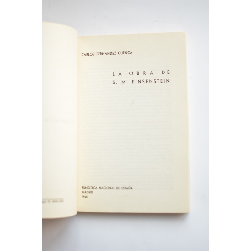 La obra de S. M. Eisenstein