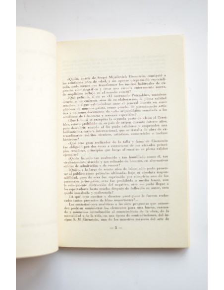La obra de S. M. Eisenstein