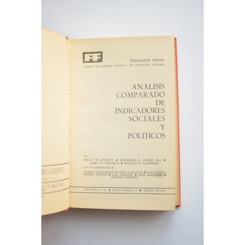 Análisis comparado de indicadores sociales y...