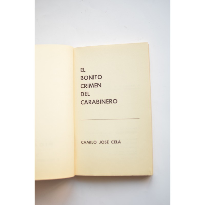 El bonito crimen del carabinero