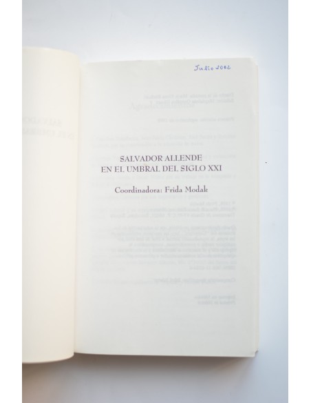 Salvador Allende en el umbral del siglo XXI