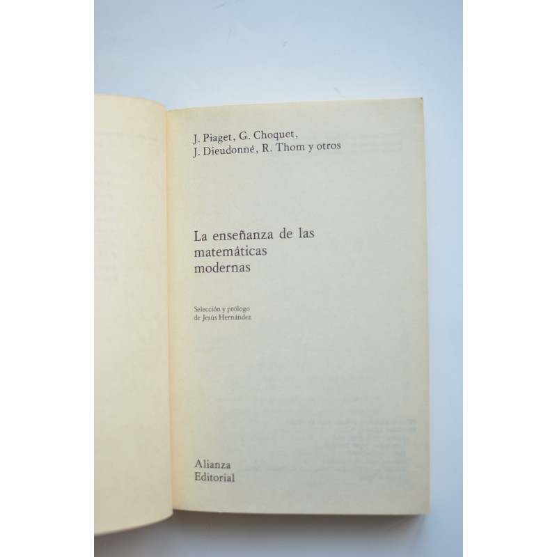 La enseñanza de las matemáticas modernas