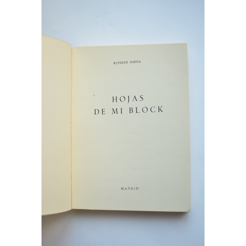 Hojas de mi block