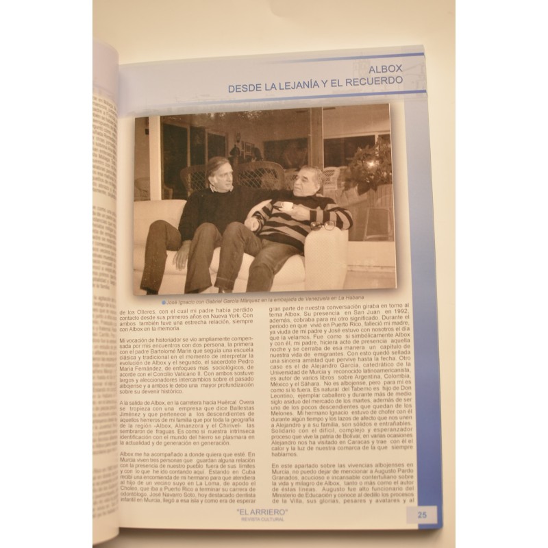 El Arriero. Revista cultural de Albox. Año...