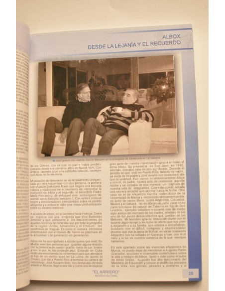 El Arriero. Revista cultural de Albox. Año 2015. Nº 2