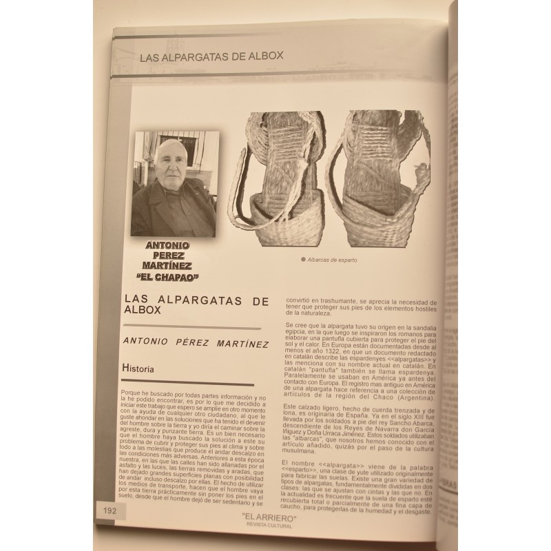 El Arriero. Revista cultural de Albox. Año...