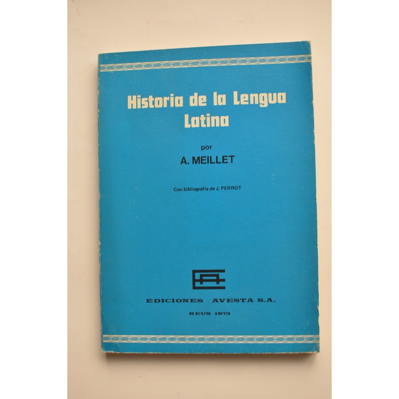 Historia de la lengua latina