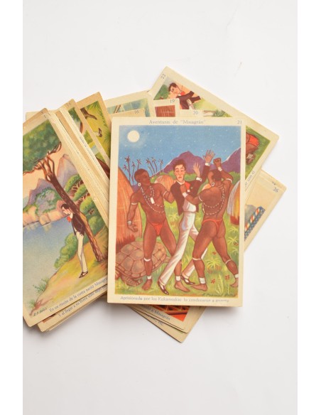 Aventuras de Masagrán. Cromos chocolates Amatller