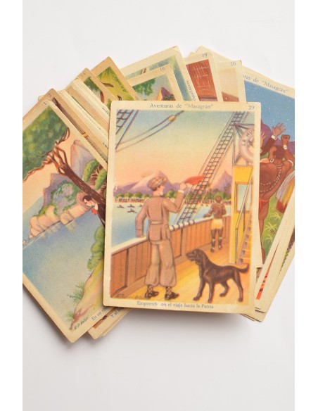 Aventuras de Masagrán. Cromos chocolates Amatller