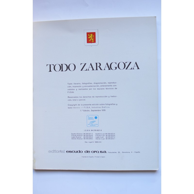 Todo Zaragoza y su provincia