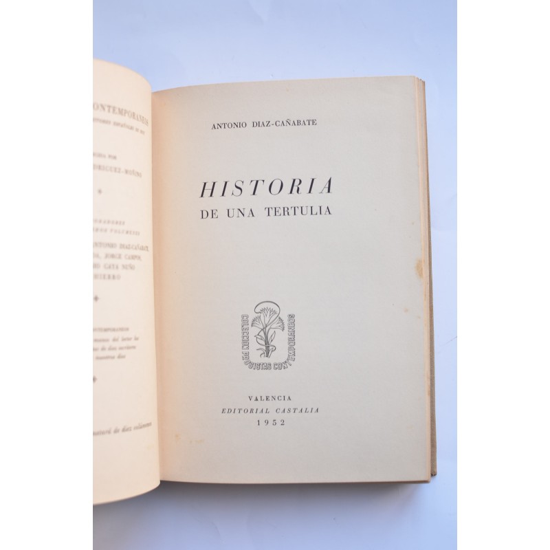 Historia de una tertulia