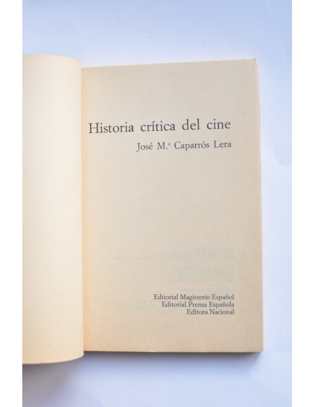 Historia crítica del cine