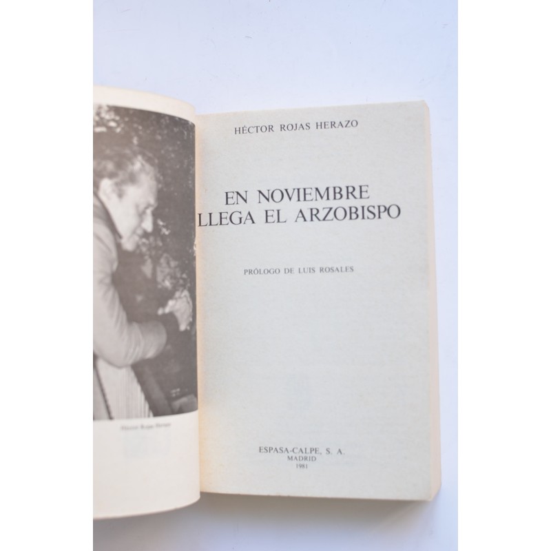En noviembre llega el arzobispo