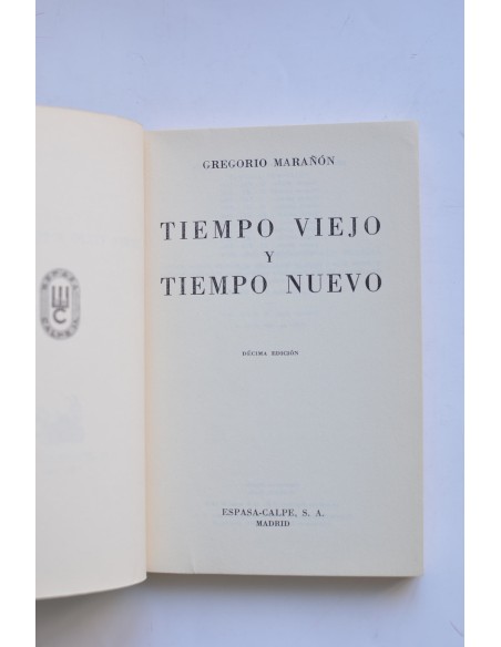 Tiempo viejo y tiempo nuevo