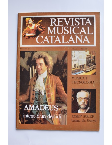 Revista Musical Catalana. 2ª època. Any II. Nº 6. Abril 1985