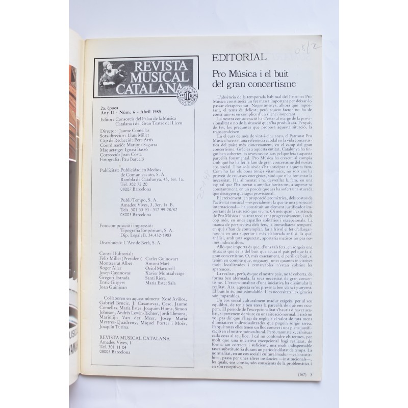 Revista Musical Catalana. 2ª època. Any II. Nº...