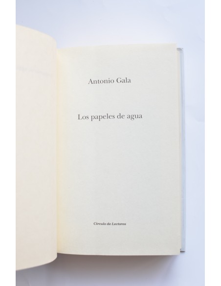 Los papeles de agua