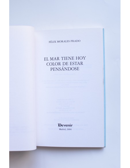 El mar tiene hoy color de estar pensándose