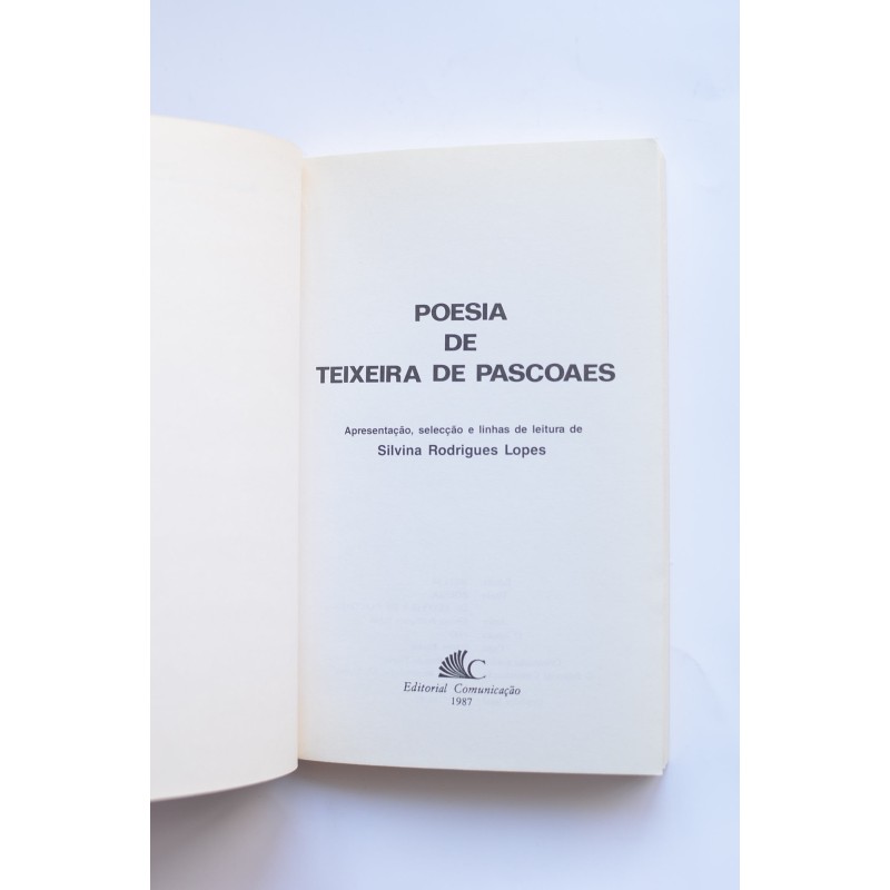 Poesía de Teixeira de Pascoaes